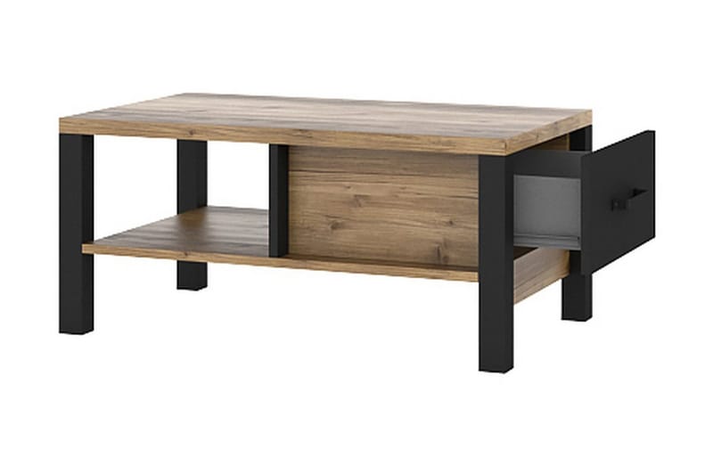 Skarebol Soffbord 90 cm - Svart/Trä/Natur - Möbler - Bord & matgrupp - Soffbord