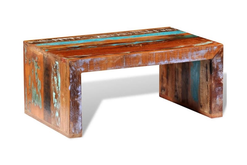 Soffbord återvunnet trä - Flerfärgad - Soffbord