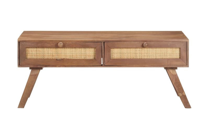 Soffbord 100x60x40 cm massivt mangoträ - Soffbord