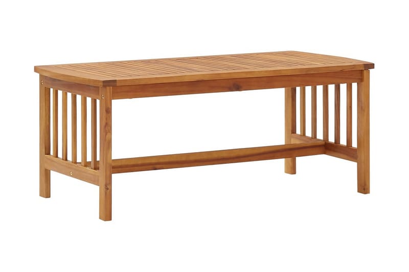 Soffbord 102x50x43 cm massivt akaciaträ - Brun - Soffbord