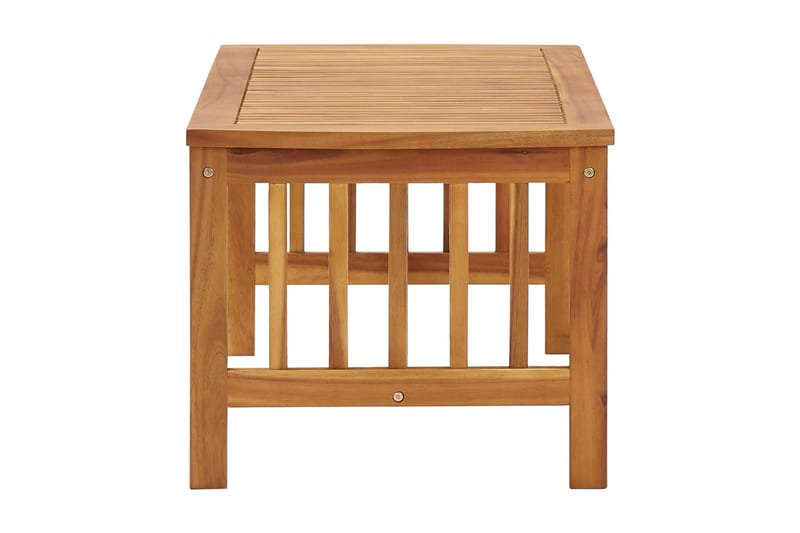 Soffbord 102x50x43 cm massivt akaciaträ - Brun - Soffbord