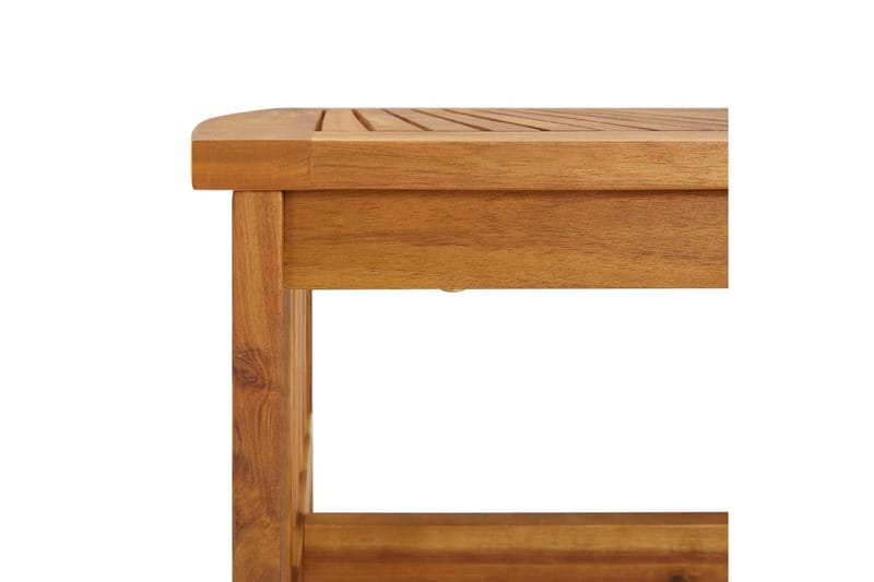 Soffbord 102x50x43 cm massivt akaciaträ - Brun - Soffbord