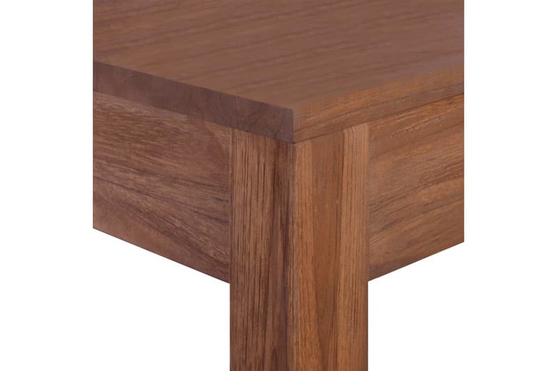 Soffbord 110x60x40 cm massiv teak - Brun - Soffbord