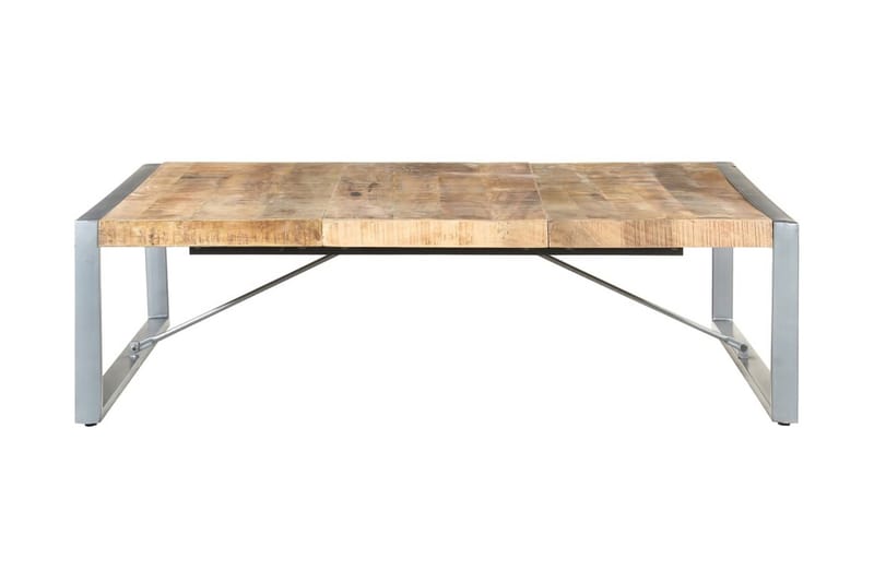 Soffbord 140x140x40 cm grovt mangoträ - Soffbord