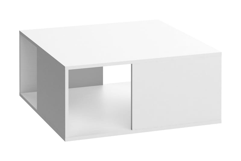 Soffbord 4You 80 cm med Förvaring Hylla Vit - VOX - Soffbord