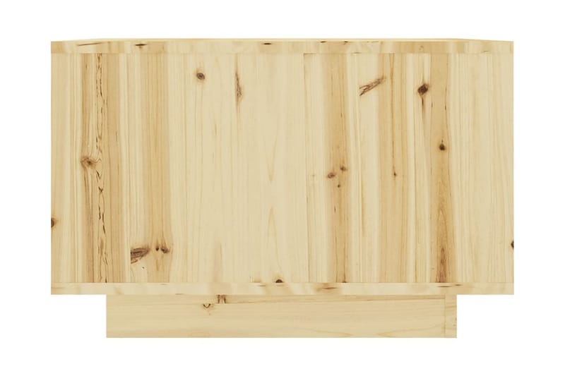 Soffbord 50x50x33,5 cm massivt granträ - Brun - Soffbord