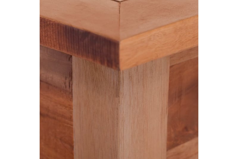 Soffbord 68x68x30 cm massiv mahogny - Brun - Soffbord