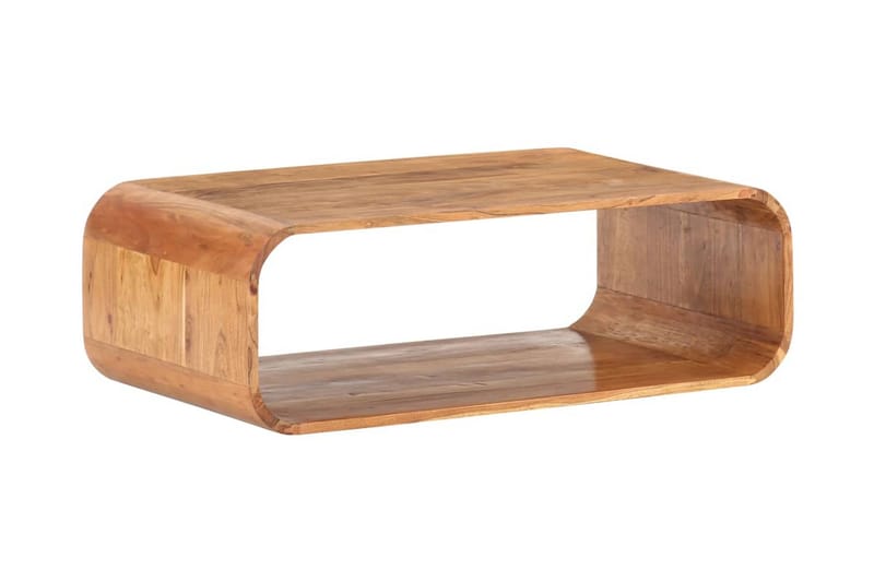 Soffbord 90x50x30 cm massivt akaciaträ - Brun - Soffbord