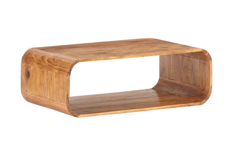 Soffbord 90x50x30 cm massivt akaciaträ - Brun - Soffbord