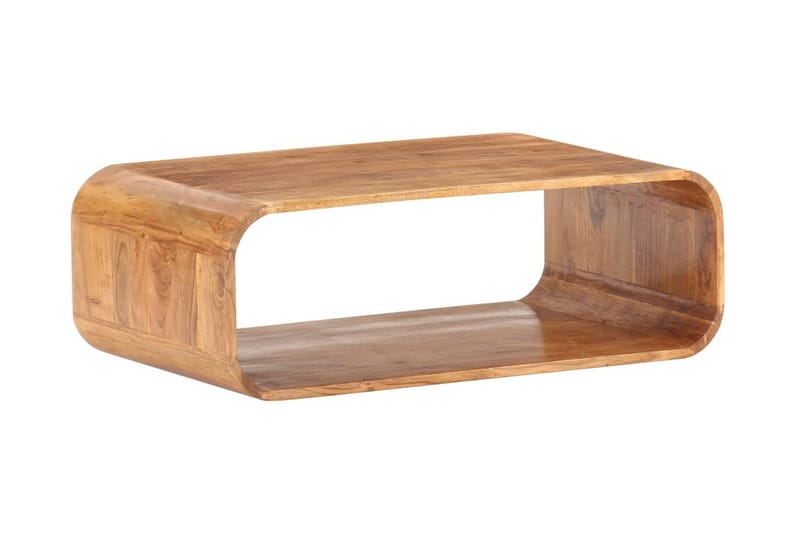 Soffbord 90x50x30 cm massivt akaciaträ - Brun - Soffbord