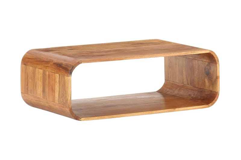 Soffbord 90x50x30 cm massivt akaciaträ - Brun - Soffbord