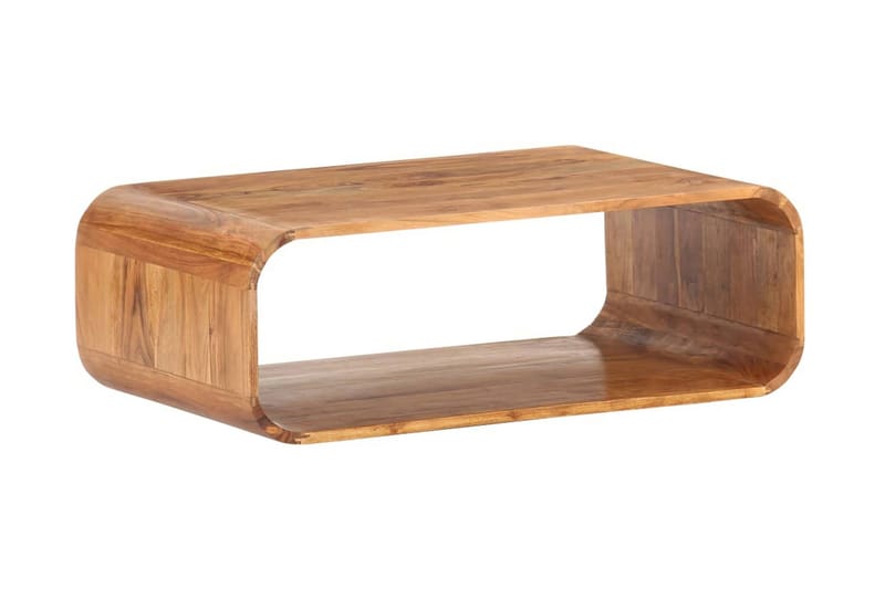 Soffbord 90x50x30 cm massivt akaciaträ - Brun - Soffbord