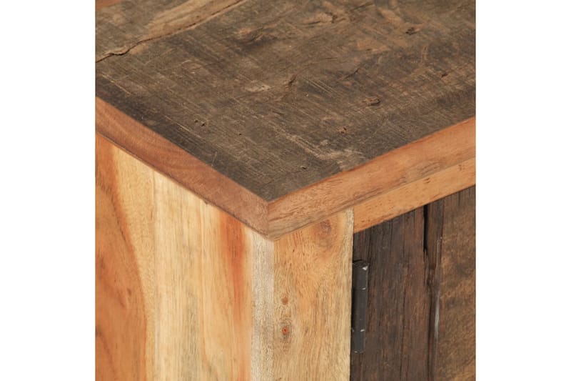 Soffbord 90x50x31 cm massivt återvunnet trä - Brun - Soffbord