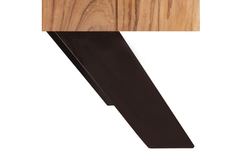 Soffbord 90x50x45 cm massivt akaciaträ - Brun - Soffbord