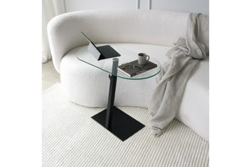 Soffbord Amadox 70x35x70 cm Oval - Svart - Möbler - Bord & matgrupp - Soffbord