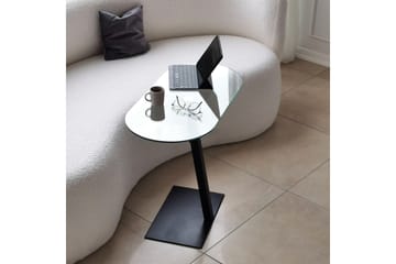 Soffbord Amadox 70x35x70 cm Oval - Svart - Möbler - Bord & matgrupp - Soffbord