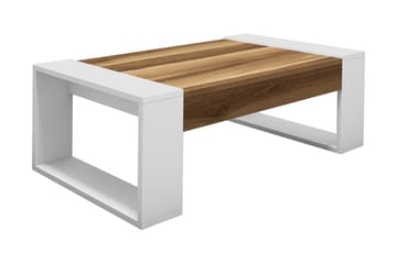 Soffbord Amtorp 102 cm - Valnötsbrun/Vit - Möbler - Bord & matgrupp - Soffbord