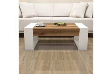 Soffbord Amtorp 102 cm - Valnötsbrun/Vit - Möbler - Bord & matgrupp - Soffbord