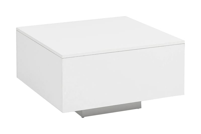 Soffbord Bacarri 60 cm med Förvaring - Vit - Soffbord