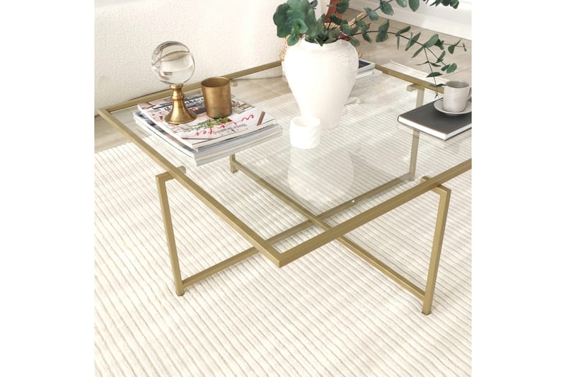 Soffbord Bahata 85x35x85 cm - Guld - Soffbord