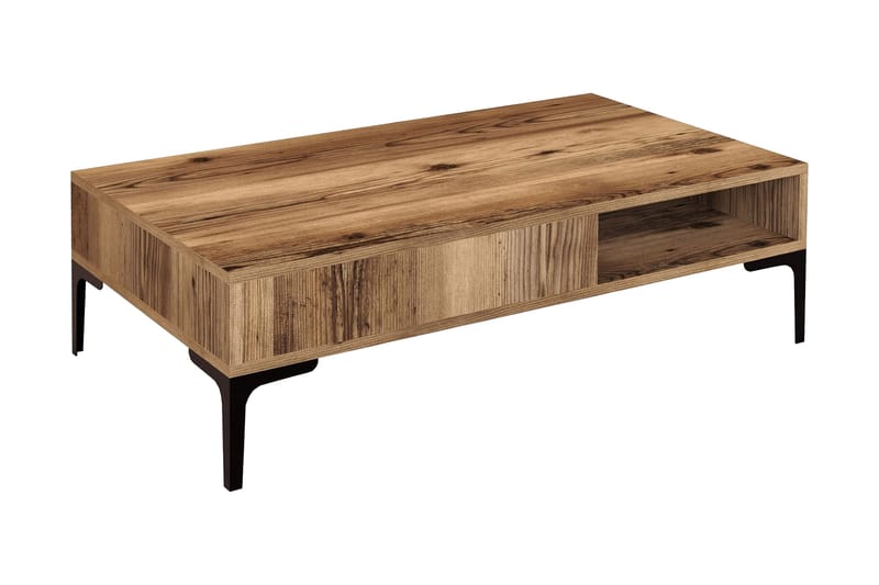 Soffbord Barbele 105x32,6x105 cm - Brun - Soffbord