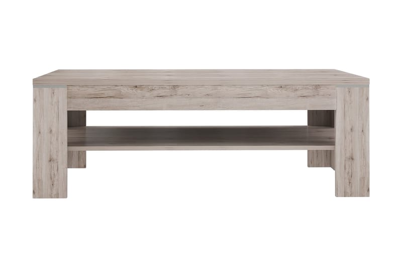 Soffbord Belaugh 120 cm med Förvaring Hylla - Brun/Natur - Möbler - Bord & matgrupp - Soffbord