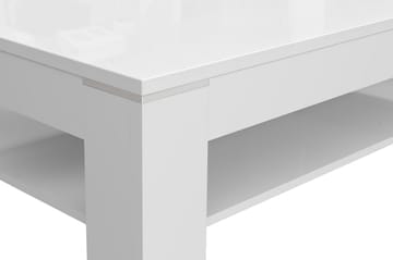 Soffbord Belaugh 120 cm med F�örvaring Hylla - Vit - Möbler - Bord & matgrupp - Soffbord