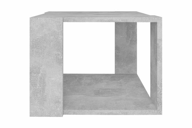 Soffbord betonggrå 40x40x30 cm spånskiva - Grå - Soffbord