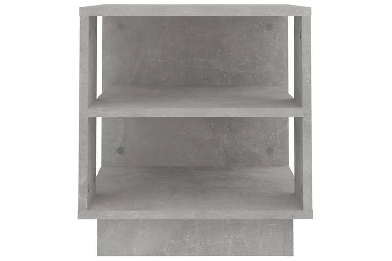 Soffbord betonggrå 40x40x43 cm konstruerat trä - Grå - Soffbord