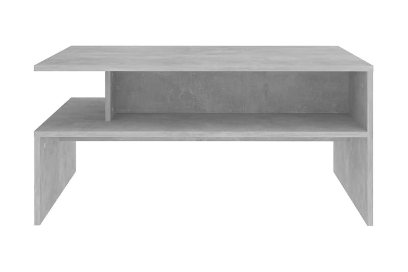 Soffbord betonggrå 90x60x42,5 cm spånskiva - Grå - Soffbord