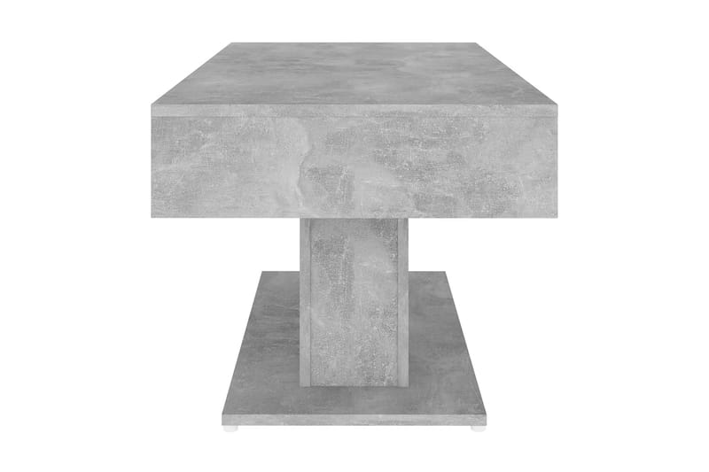 Soffbord betonggrå 96x50x45 cm spånskiva - Grå - Soffbord