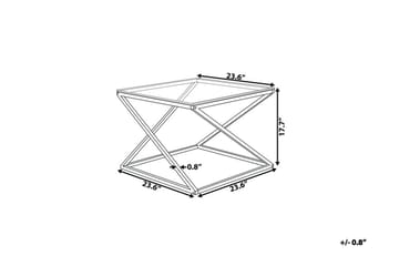 Soffbord Beverly 60 cm - Silver - Möbler - Bord & matgrupp - Soffbord