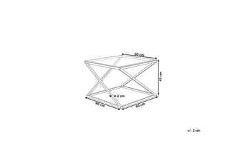 Soffbord Beverly 60 cm - Silver - Möbler - Bord & matgrupp - Soffbord