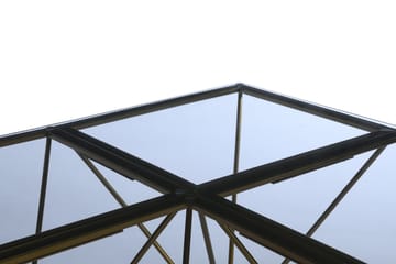 Soffbord Bijou 120 cm - Rökfärgat glas/Mässing - Möbler - Bord & matgrupp - Soffbord