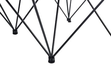 Soffbord Bijou 80 cm - Rökfärgat glas/Svart - Möbler - Bord & matgrupp - Soffbord