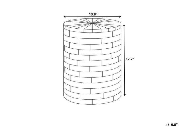 Soffbord Brant 35 cm - Brun - Soffbord