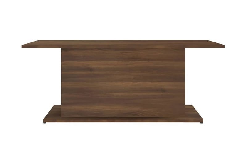 Soffbord brun ek 102x55,5x40 cm spånskiva - Brun - Soffbord