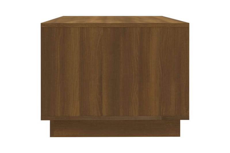 Soffbord brun ek 102x55x43 cm spånskiva - Valnötsbrun - Soffbord