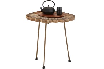 Soffbord Caminda 40 cm Runt - Mangoträ/Natur - Möbler - Bord & matgrupp - Soffbord