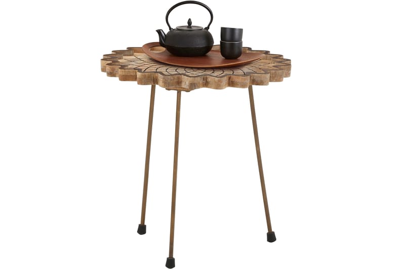 Soffbord Caminda 40 cm Runt - Mangoträ/Natur - Möbler - Bord & matgrupp - Soffbord