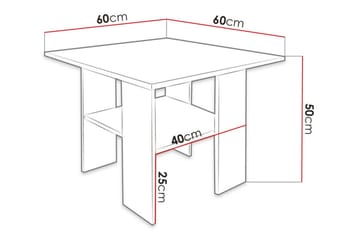 Soffbord Carnew 60 cm - Svart - Möbler - Bord & matgrupp - Soffbord