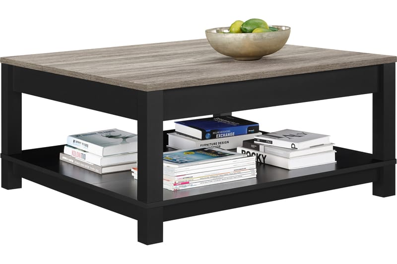 Soffbord Carver 90 cm Svart - Dorel Home - Möbler - Bord & matgrupp - Soffbord