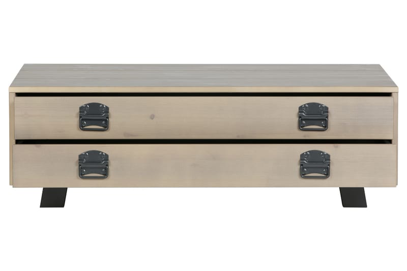 Soffbord Catemo 110 cm med Förvaring Låda - Beige/Grå - Möbler - Bord & matgrupp - Soffbord