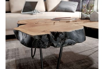 Soffbord Charford 115 cm - Akacia/Svart - Möbler - Bord & matgrupp - Soffbord