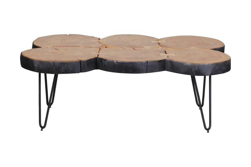 Soffbord Charford 115 cm - Akacia/Svart - Möbler - Bord & matgrupp - Soffbord