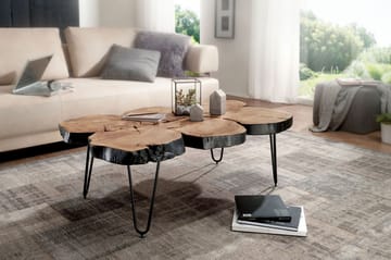 Soffbord Charford 115 cm - Akacia/Svart - Möbler - Bord & matgrupp - Soffbord