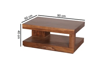 Soffbord Clanton 60 cm - Valnötsbrun - Möbler - Bord & matgrupp - Soffbord