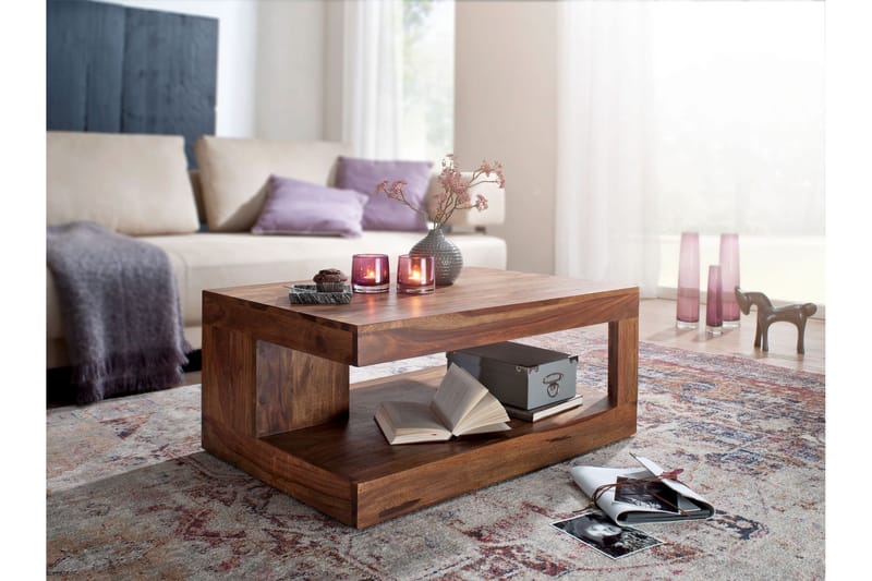 Soffbord Clanton 60 cm - Valnötsbrun - Möbler - Bord & matgrupp - Soffbord