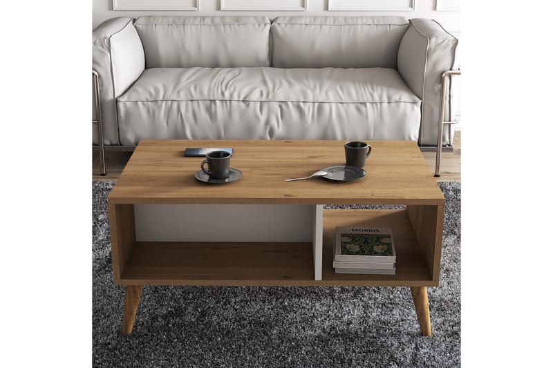 Soffbord Cravans 90x54x90 cm - Ek - Möbler - Bord & matgrupp - Soffbord
