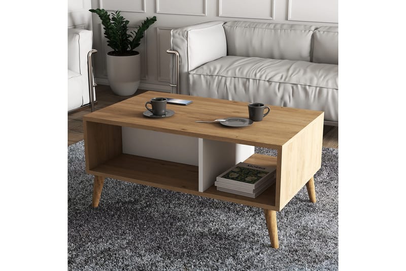 Soffbord Cravans 90x54x90 cm - Ek - Möbler - Bord & matgrupp - Soffbord